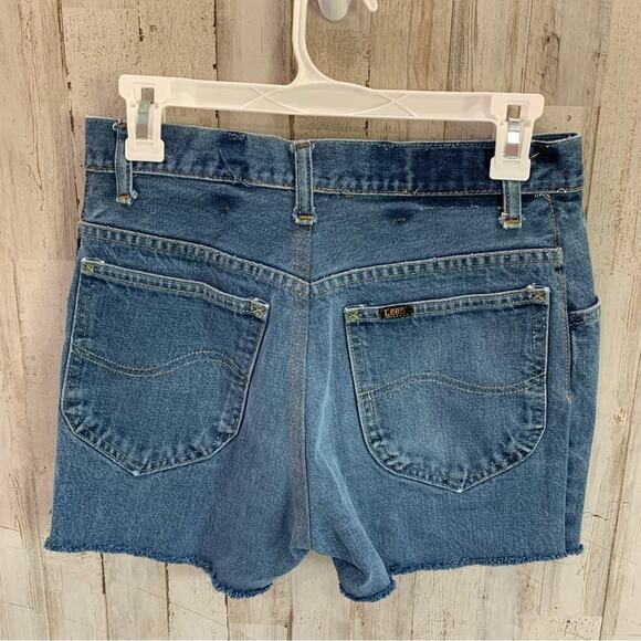 NWT Urban Renewal Upcycled Lee Vintage Denim Cut Off Shorts 1 Of A Kind - Picture 4 of 8